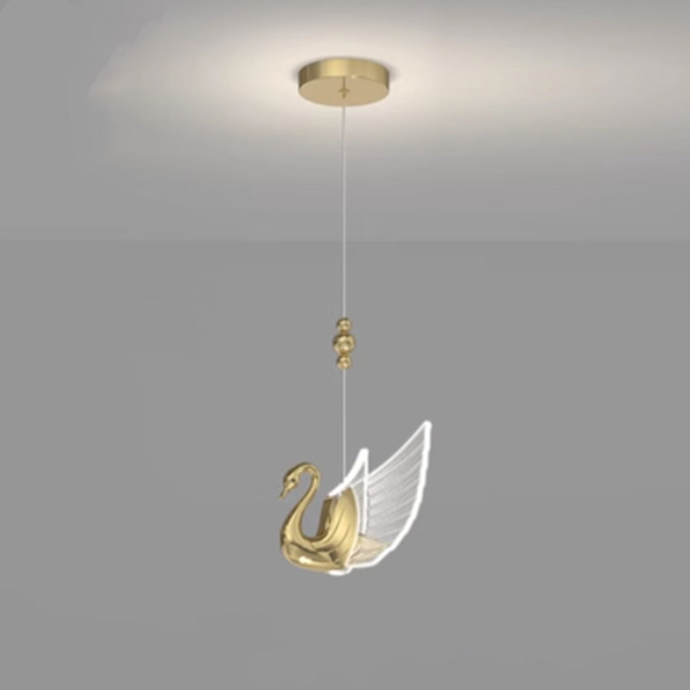 Arisha modern kreativ svanformad pendellampa, 2 färger