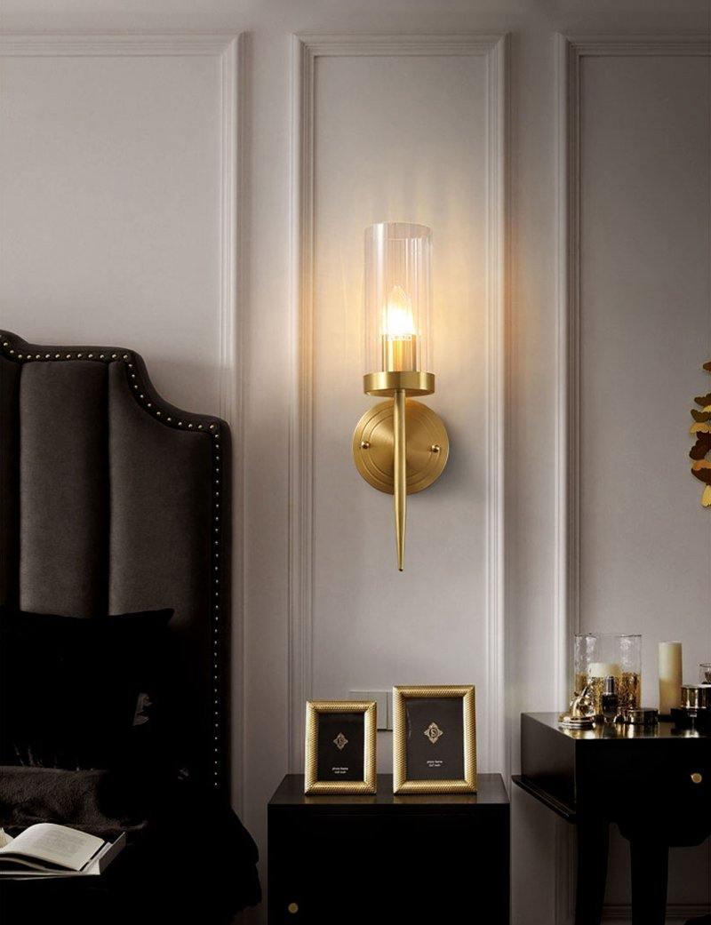 Vilaeisra Elegance -vintage-seinävalaisin lasia